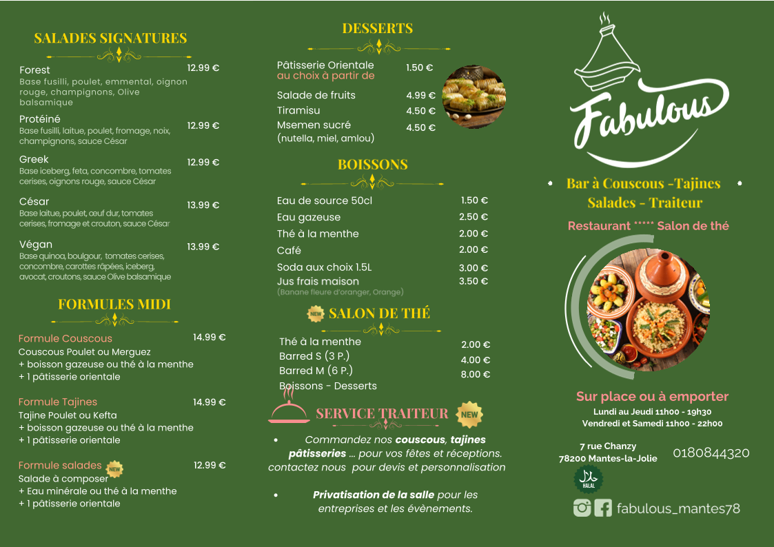 FABULOUS mantes la jolie Photo Menu 2