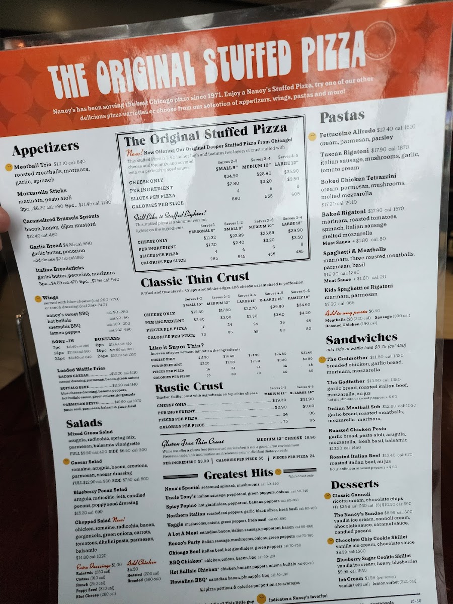Nancy's Pizza Midtown Photo Menu 2