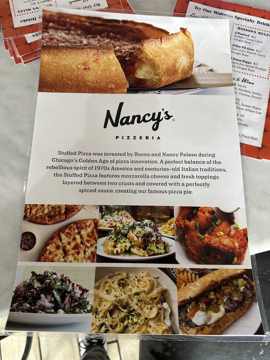 Nancy's Pizza Midtown Photo Menu 7