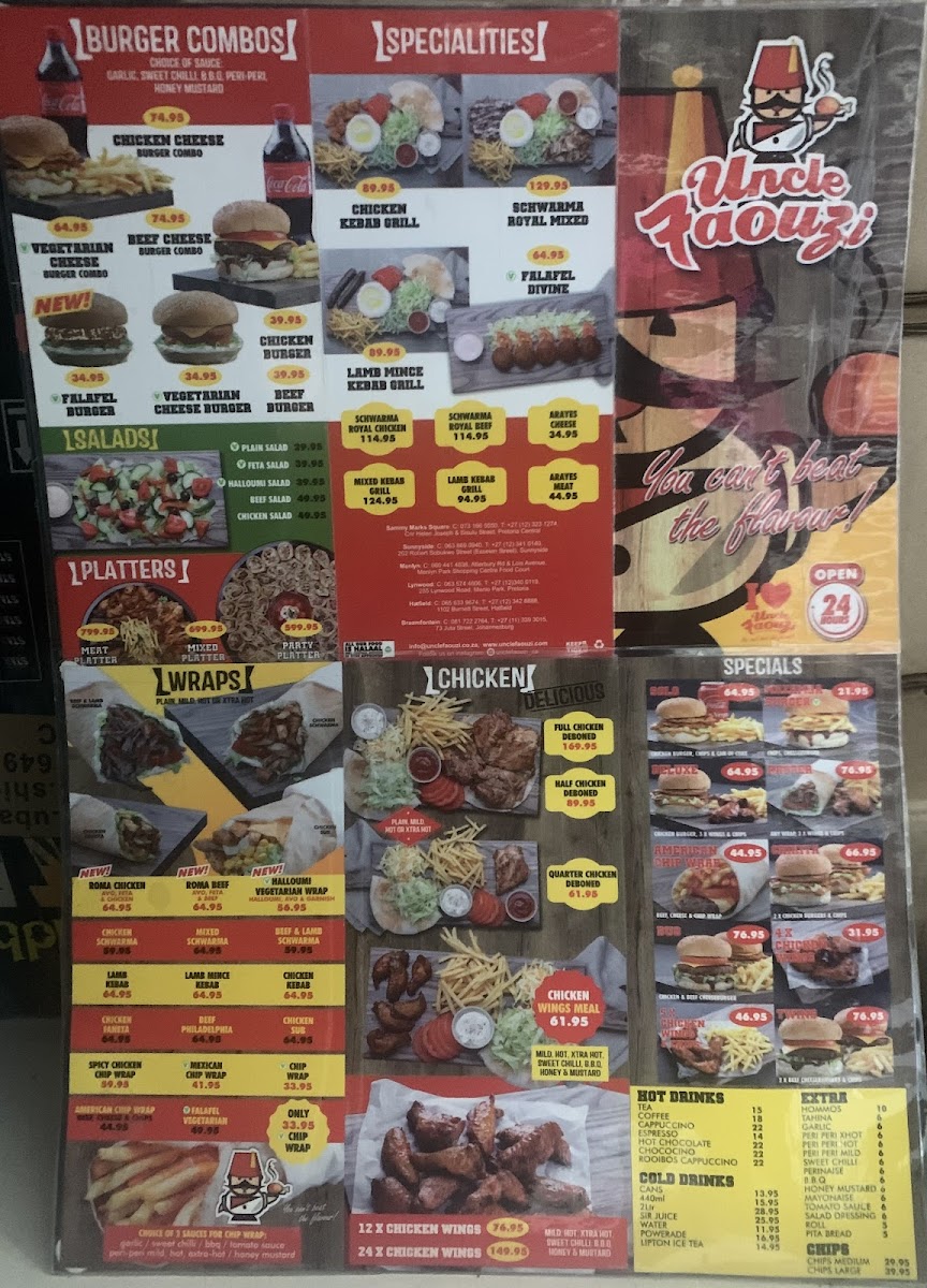 uncle faouzi menlyn Photo Menu 1