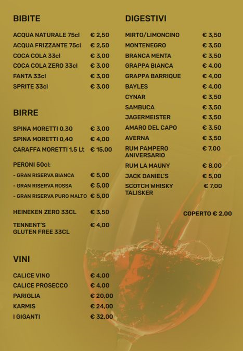 Tola's Pizzeria Ristorante Photo Menu 1