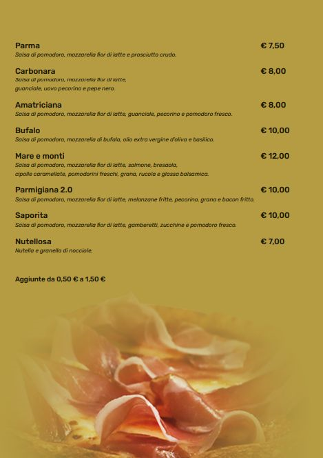 Tola's Pizzeria Ristorante Photo Menu 4