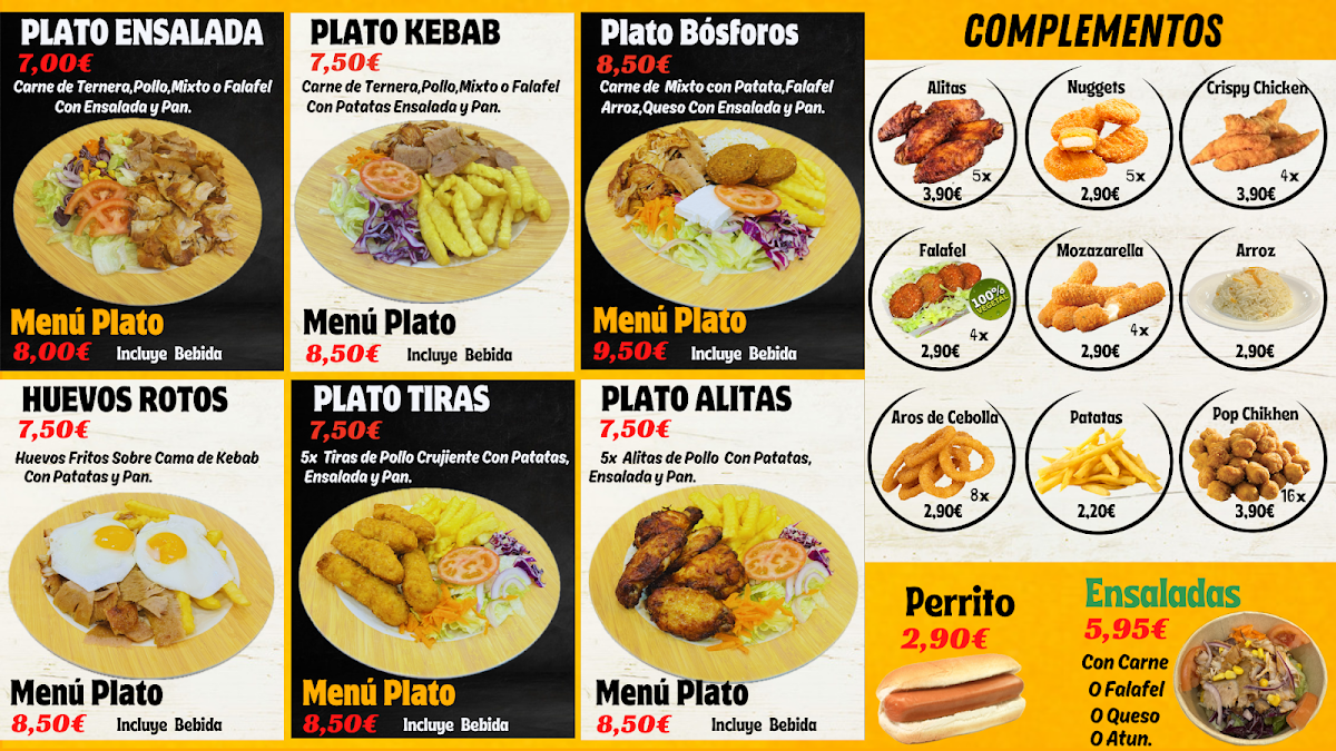 New Bósforos El Auténtico Kebab Photo Menu 1