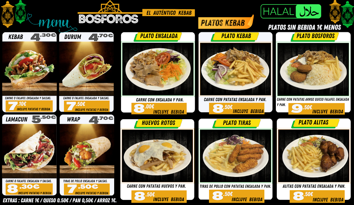 New Bósforos El Auténtico Kebab Photo Menu 3
