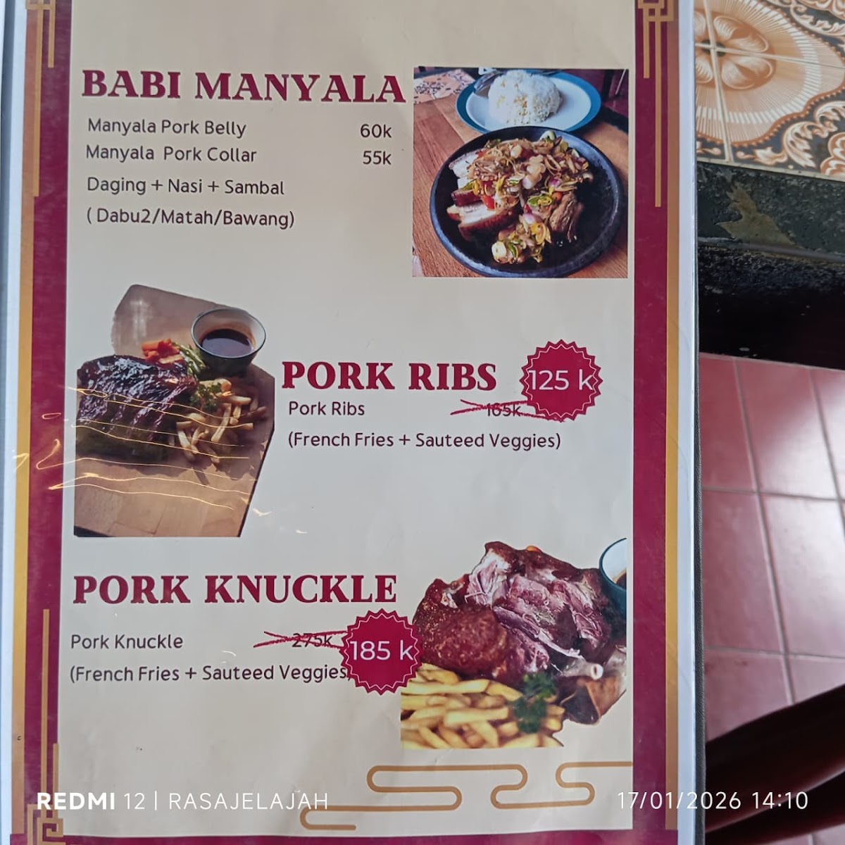 Hoejan rasa Photo Menu 5
