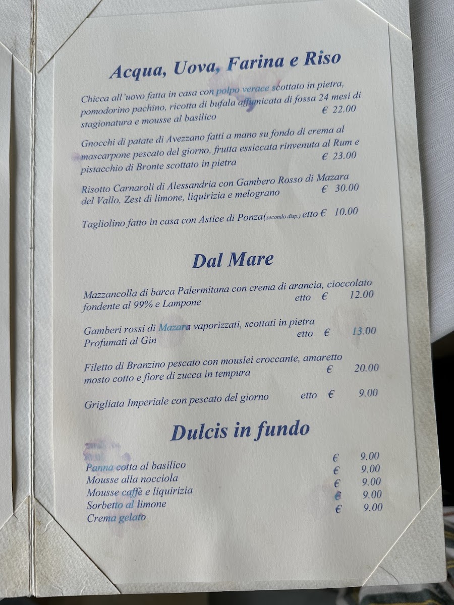 L'Ostrica Pazza Photo Menu 1