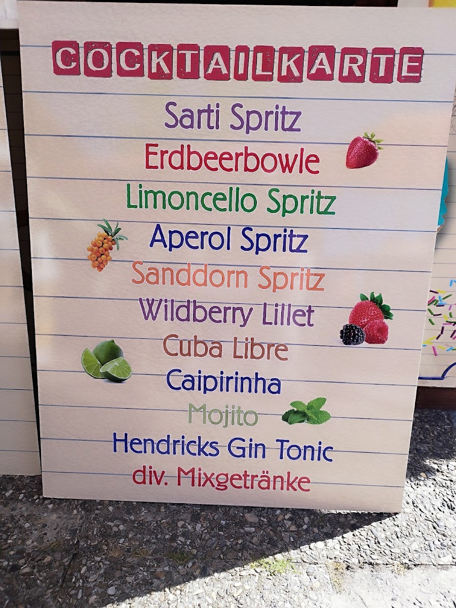 Zenkers Strand Cafe Photo Menu 1