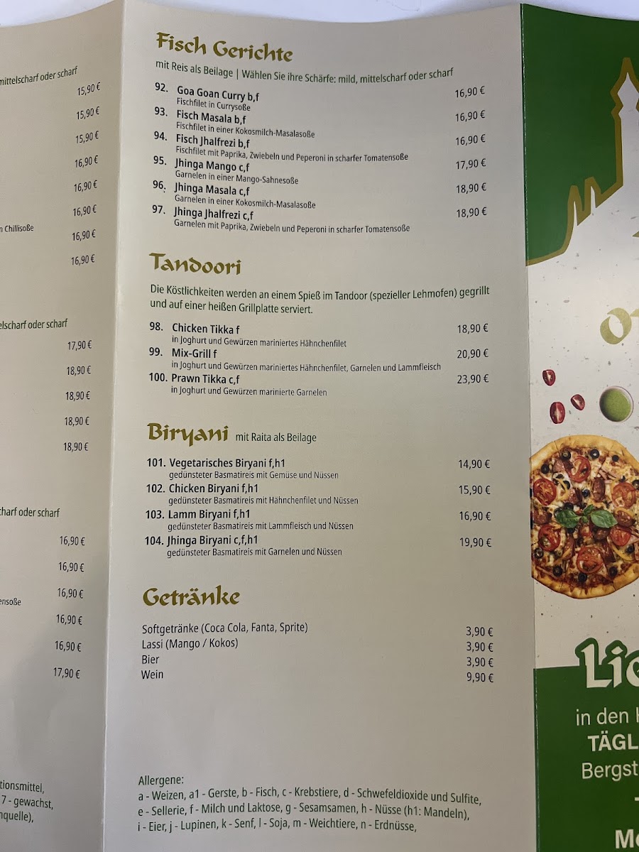 The Taste of India Photo Menu 8