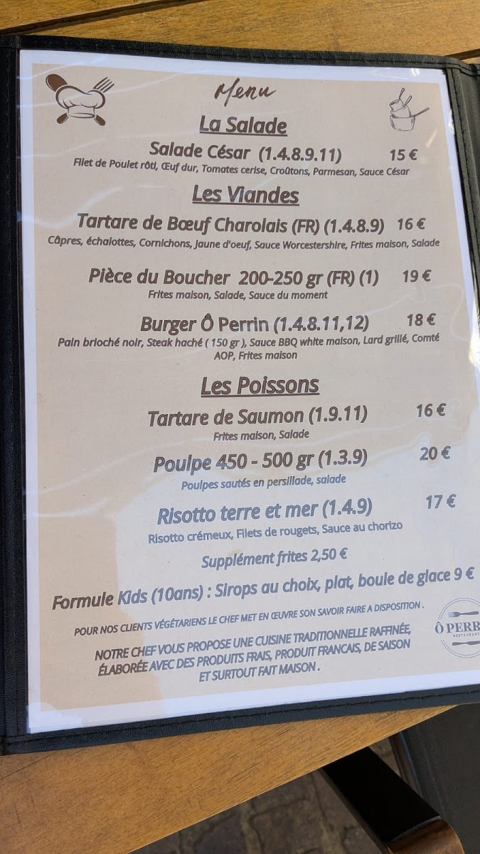 Ô PERRIN Photo Menu 2