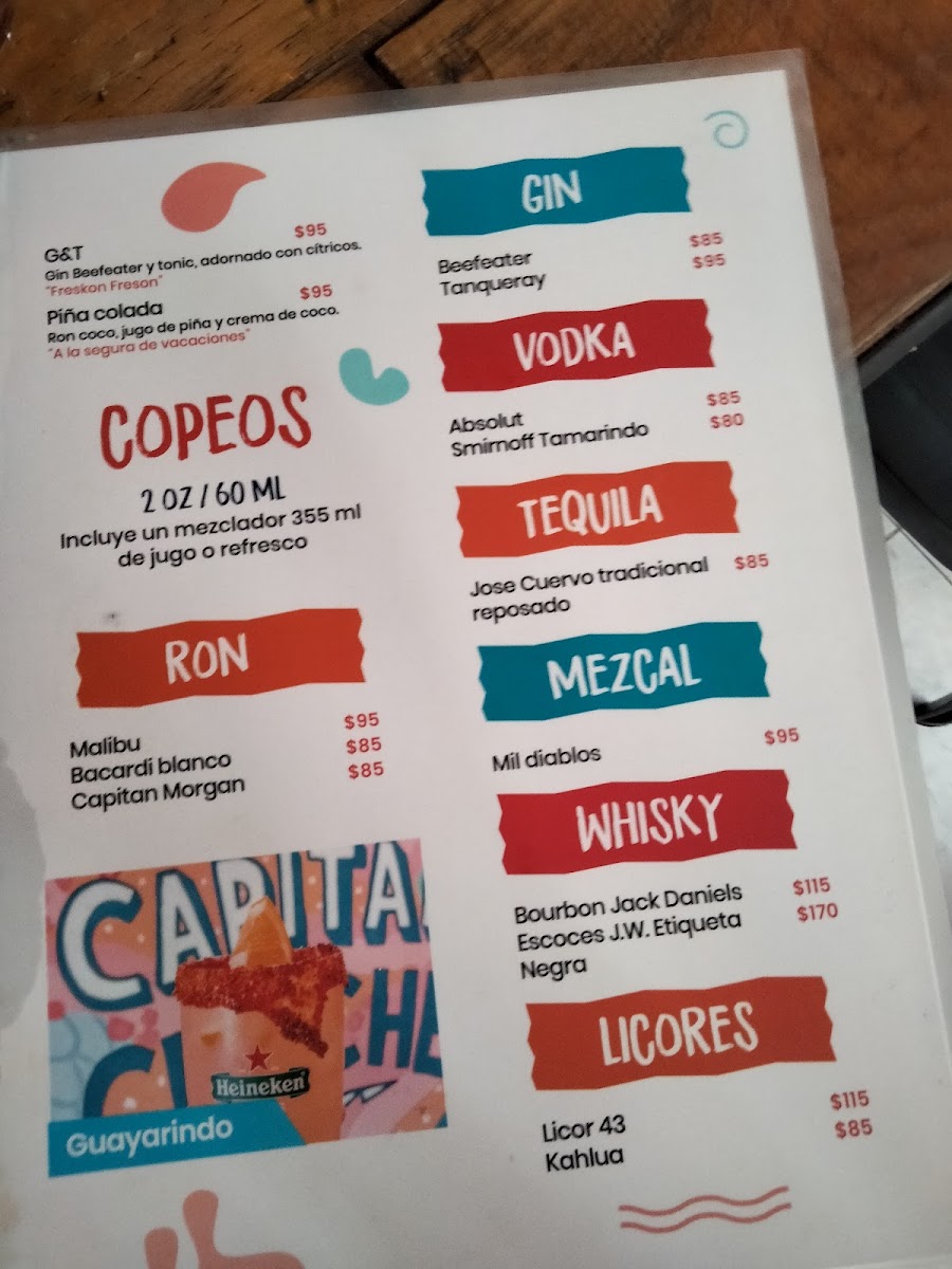 Capitán Ceviche Av. Las Torres Photo Menu 10