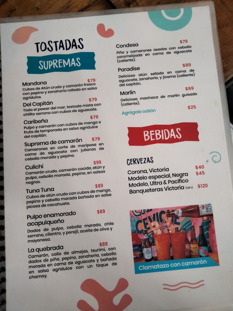 Capitán Ceviche Av. Las Torres Photo Menu 4