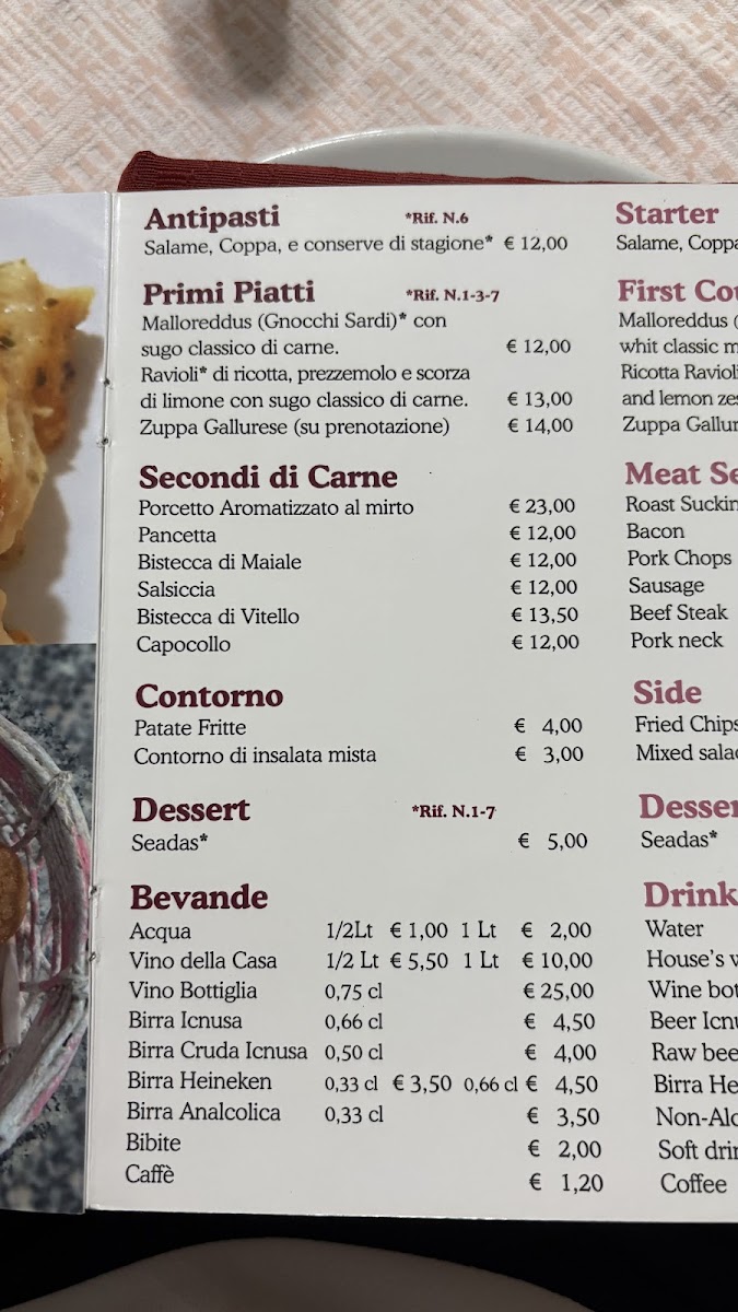 Trattoria da Paolino Photo Menu 1