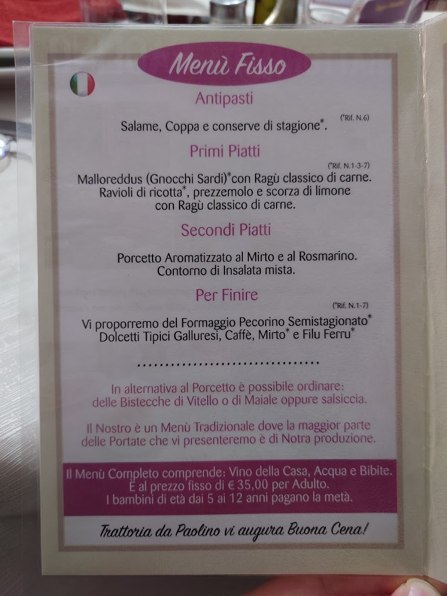Trattoria da Paolino Photo Menu 4
