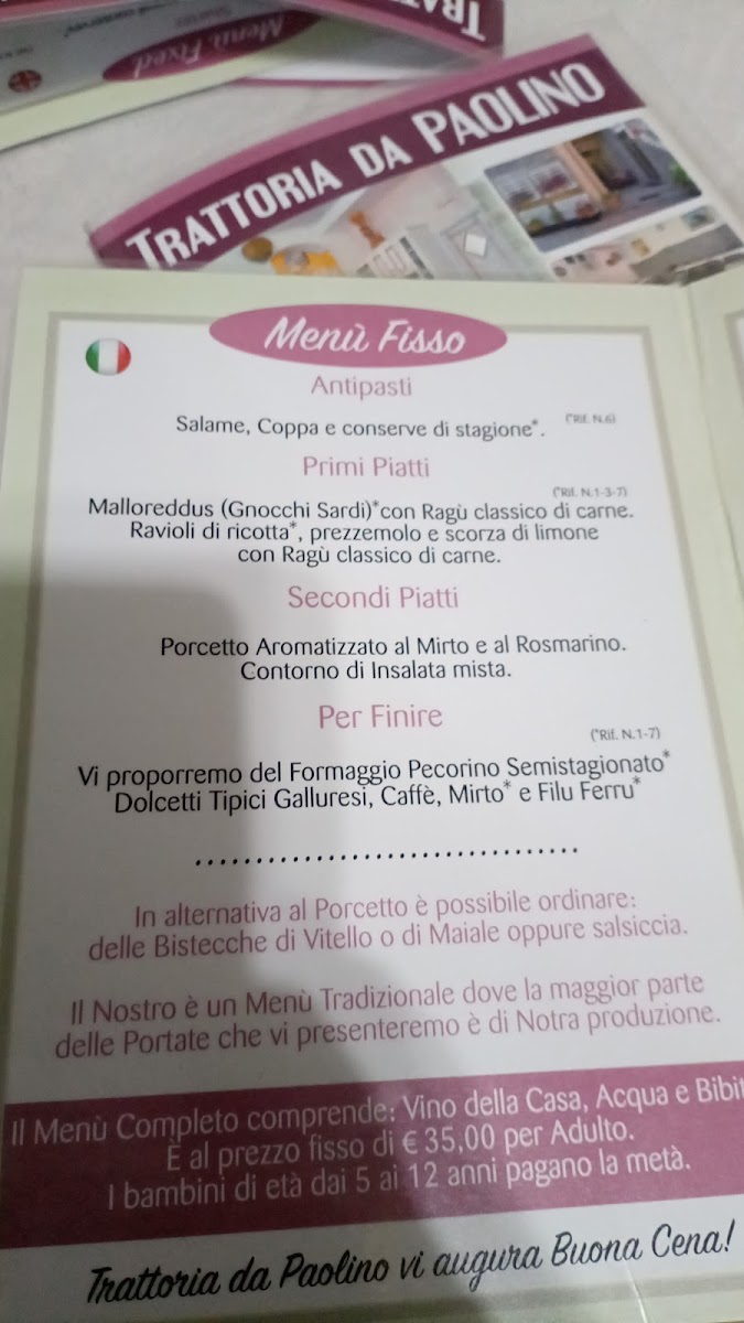 Trattoria da Paolino Photo Menu 5