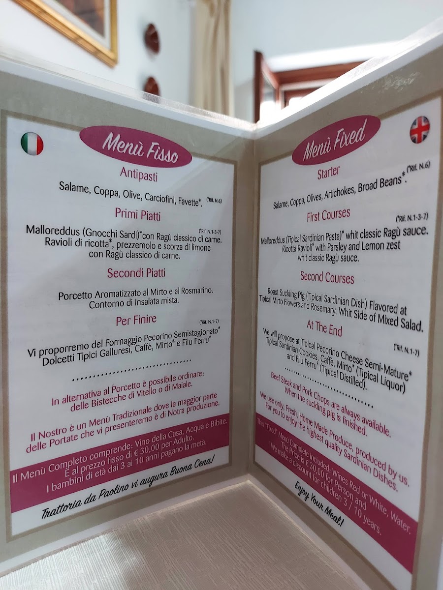 Trattoria da Paolino Photo Menu 9