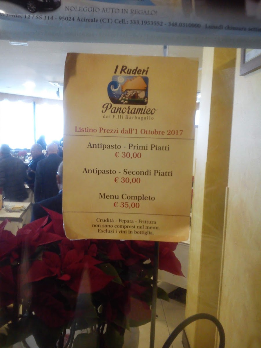 Ristorante l Ruderi Panoramico Photo Menu 2