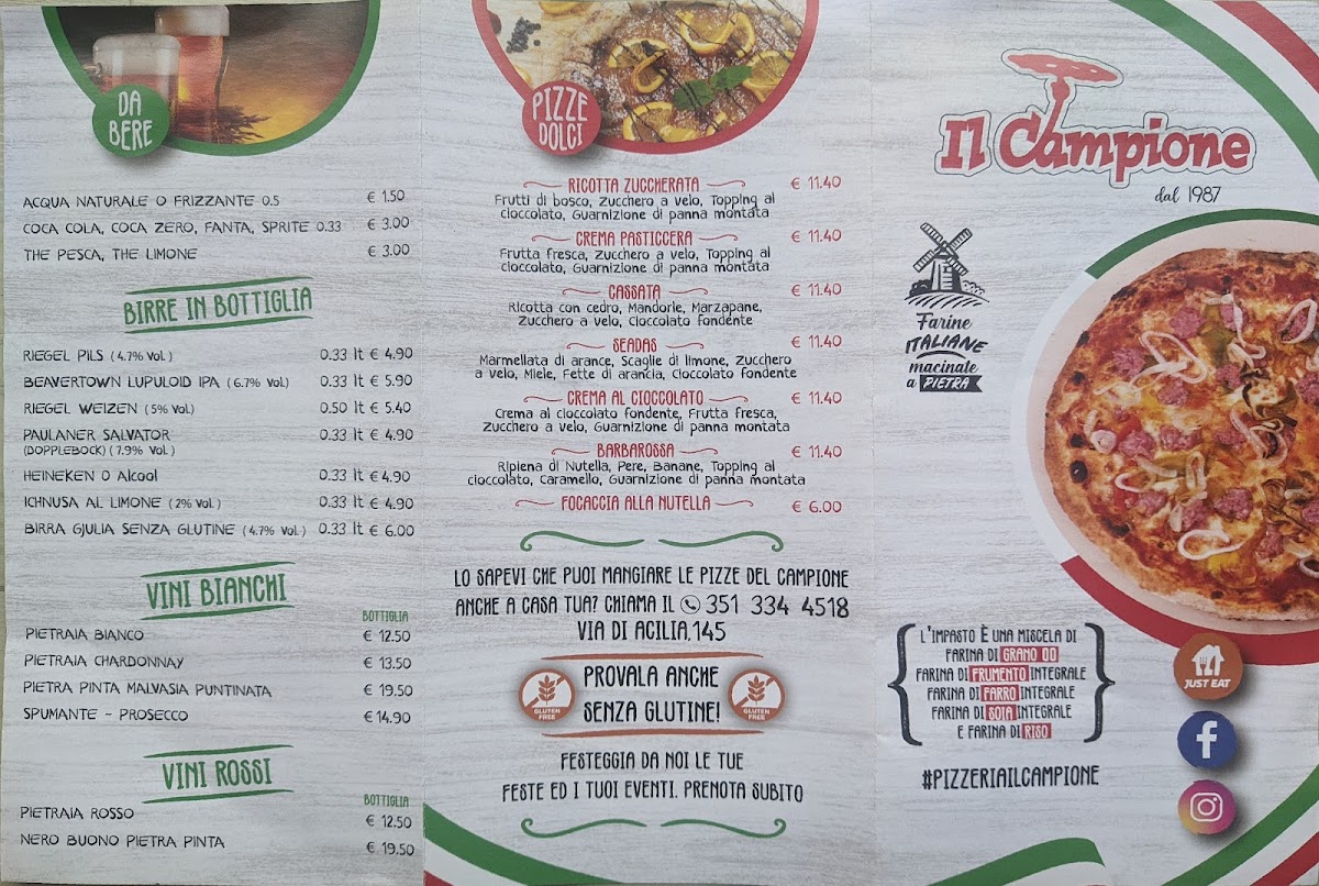 Pizzeria Il Campione Acilia Photo Menu 10