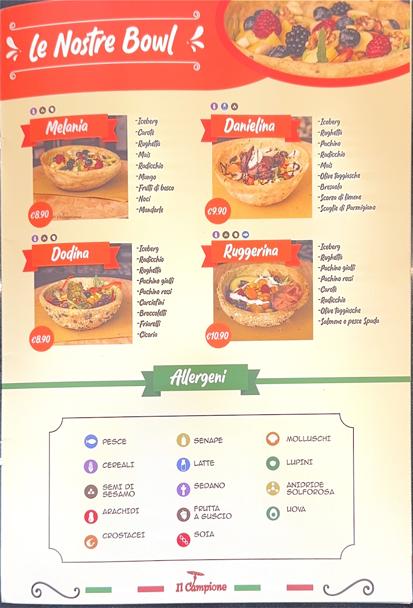 Pizzeria Il Campione Acilia Photo Menu 3