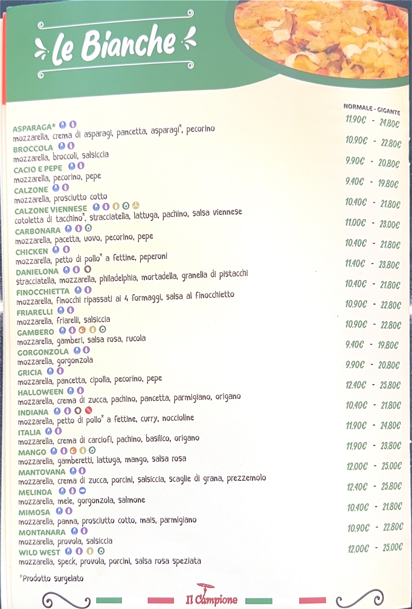 Pizzeria Il Campione Acilia Photo Menu 5