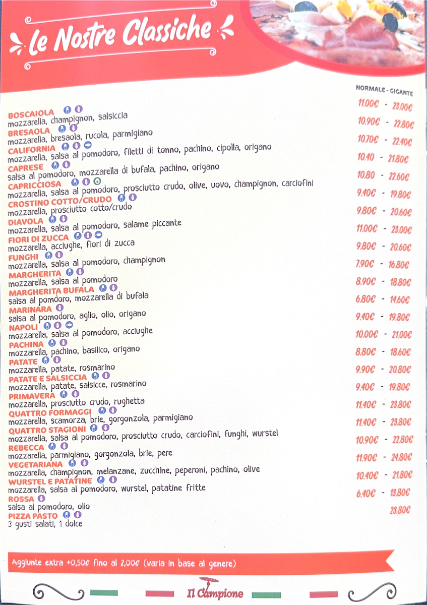 Pizzeria Il Campione Acilia Photo Menu 6