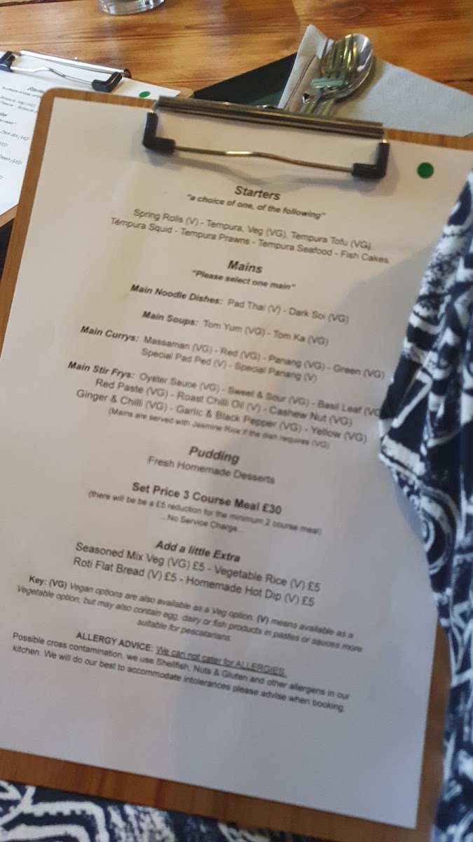 Jumunjy Thai Restaurant & Bar @ The Old Post Office Photo Menu 4
