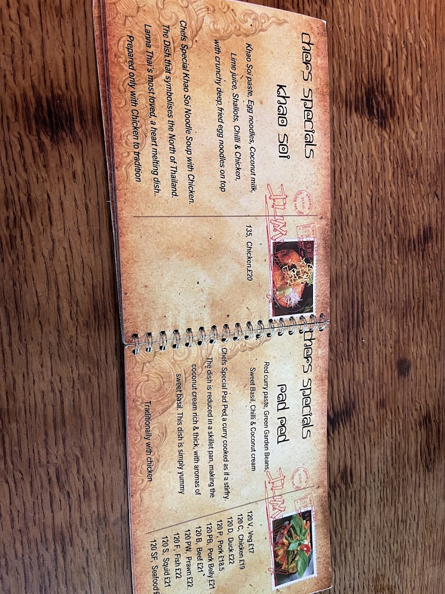 Jumunjy Thai Restaurant & Bar @ The Old Post Office Photo Menu 6
