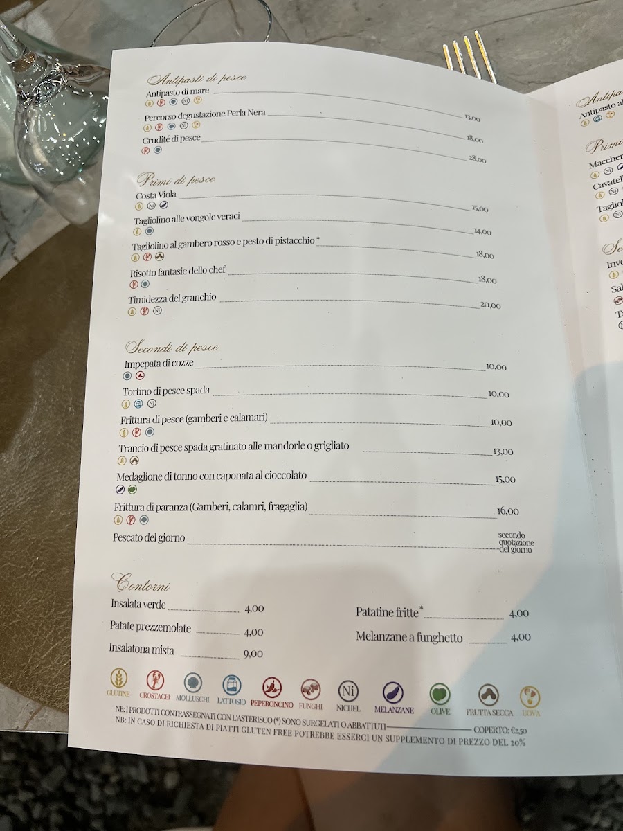 La Perla Nera Ristorante / Pub Photo Menu 1