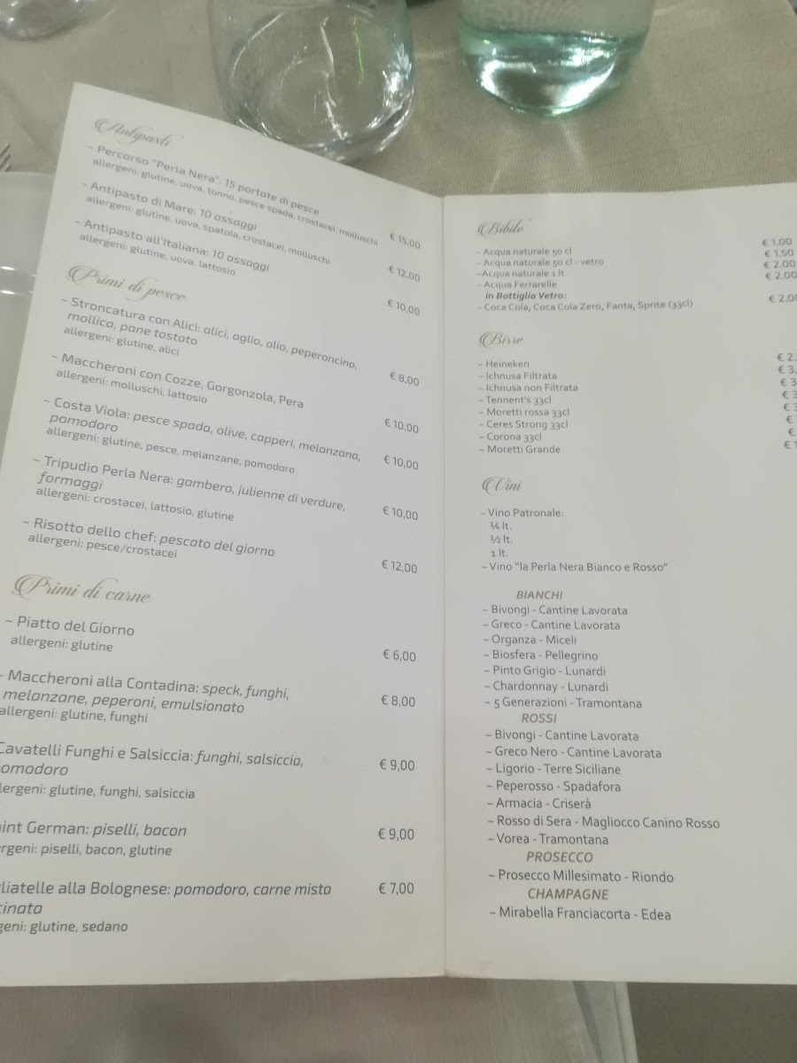 La Perla Nera Ristorante / Pub Photo Menu 6