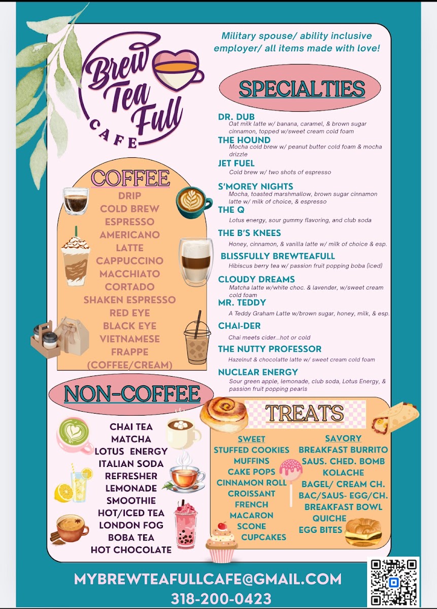 BrewTeaFull Cafe, at BUFF Event Center Photo Menu 2
