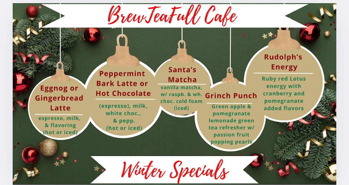 BrewTeaFull Cafe, at BUFF Event Center Photo Menu 5