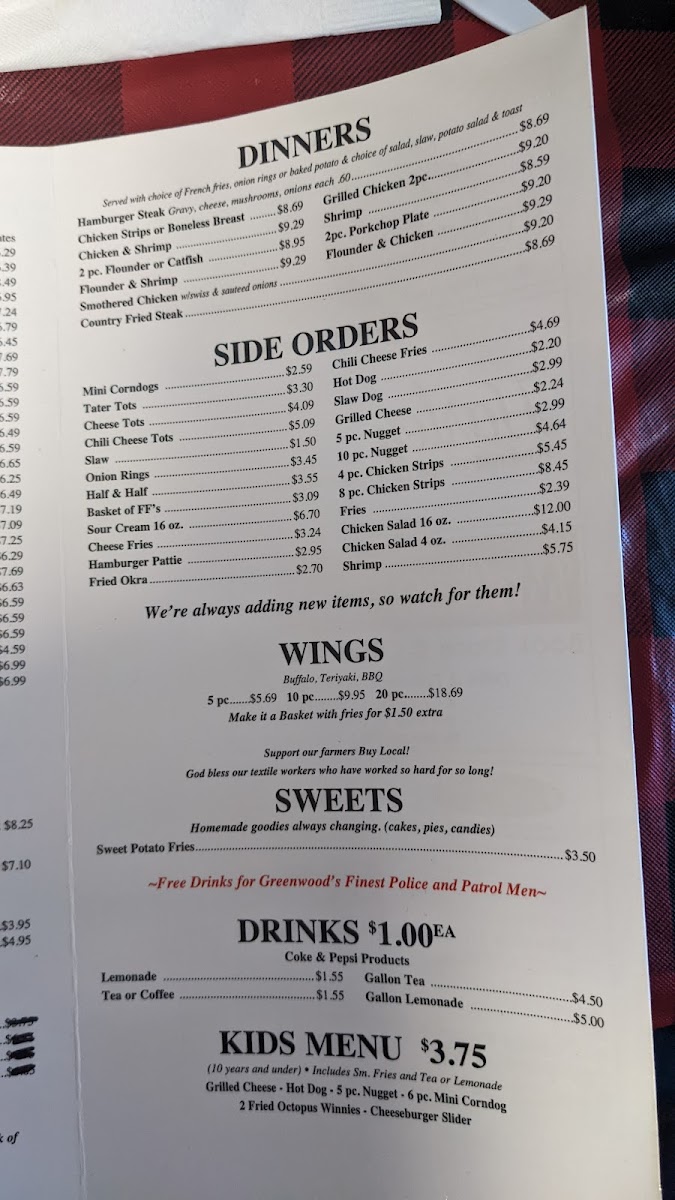 Southside Cafe Photo Menu 2