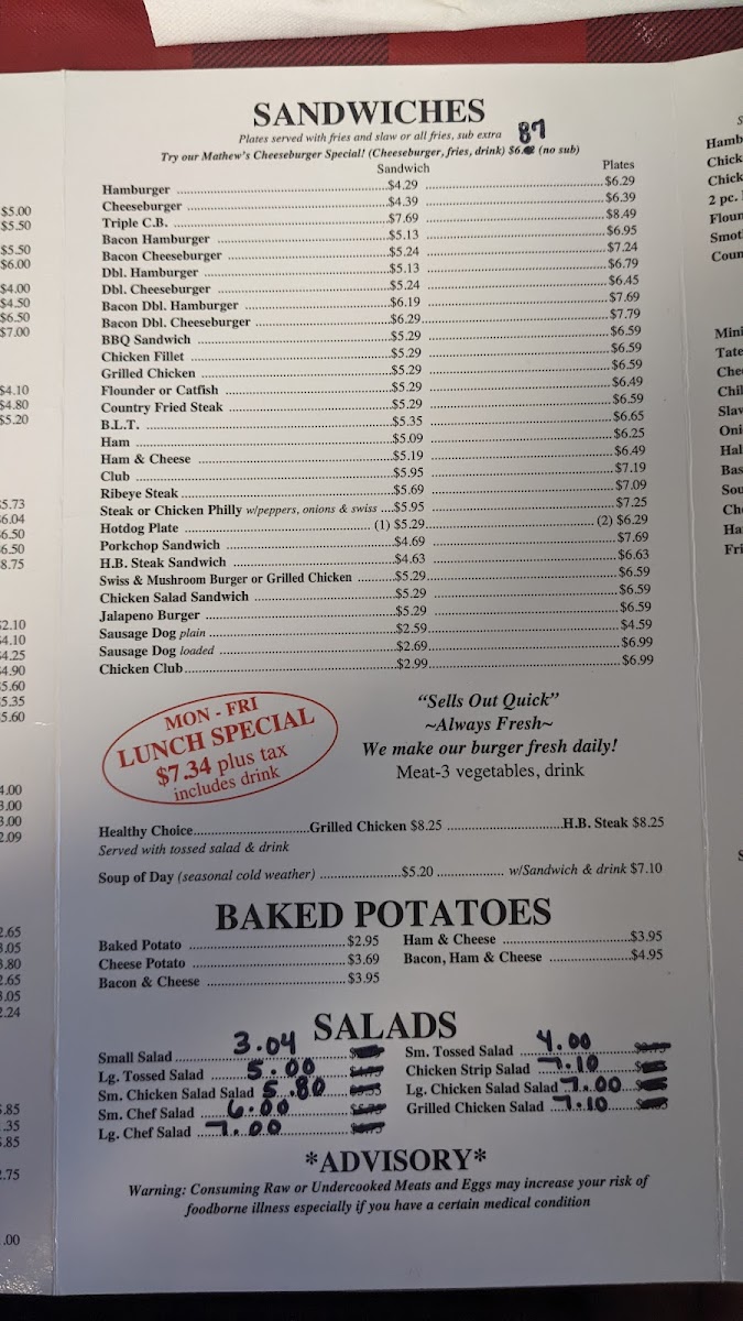 Southside Cafe Photo Menu 3
