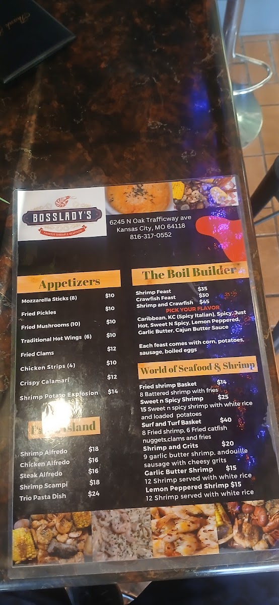 Bossladys Famous Shrimp Photo Menu 5