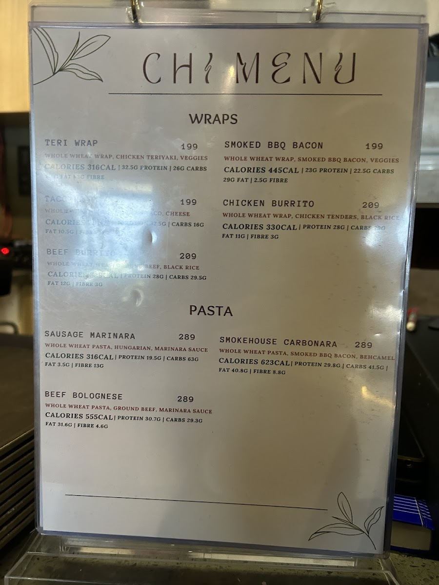 Chi Lifestyle Lounge Photo Menu 1