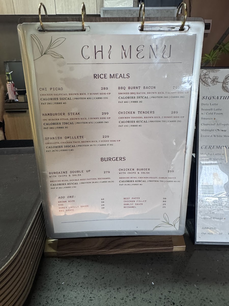 Chi Lifestyle Lounge Photo Menu 5