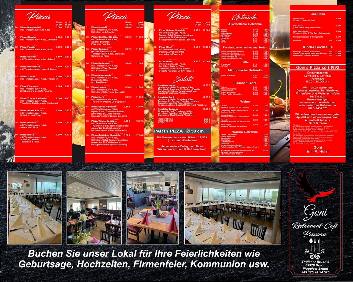 Restaurant - Café - Pizzeria GONI Photo Menu 1