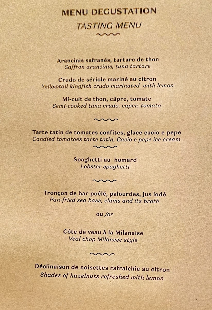 Le George Photo Menu 10