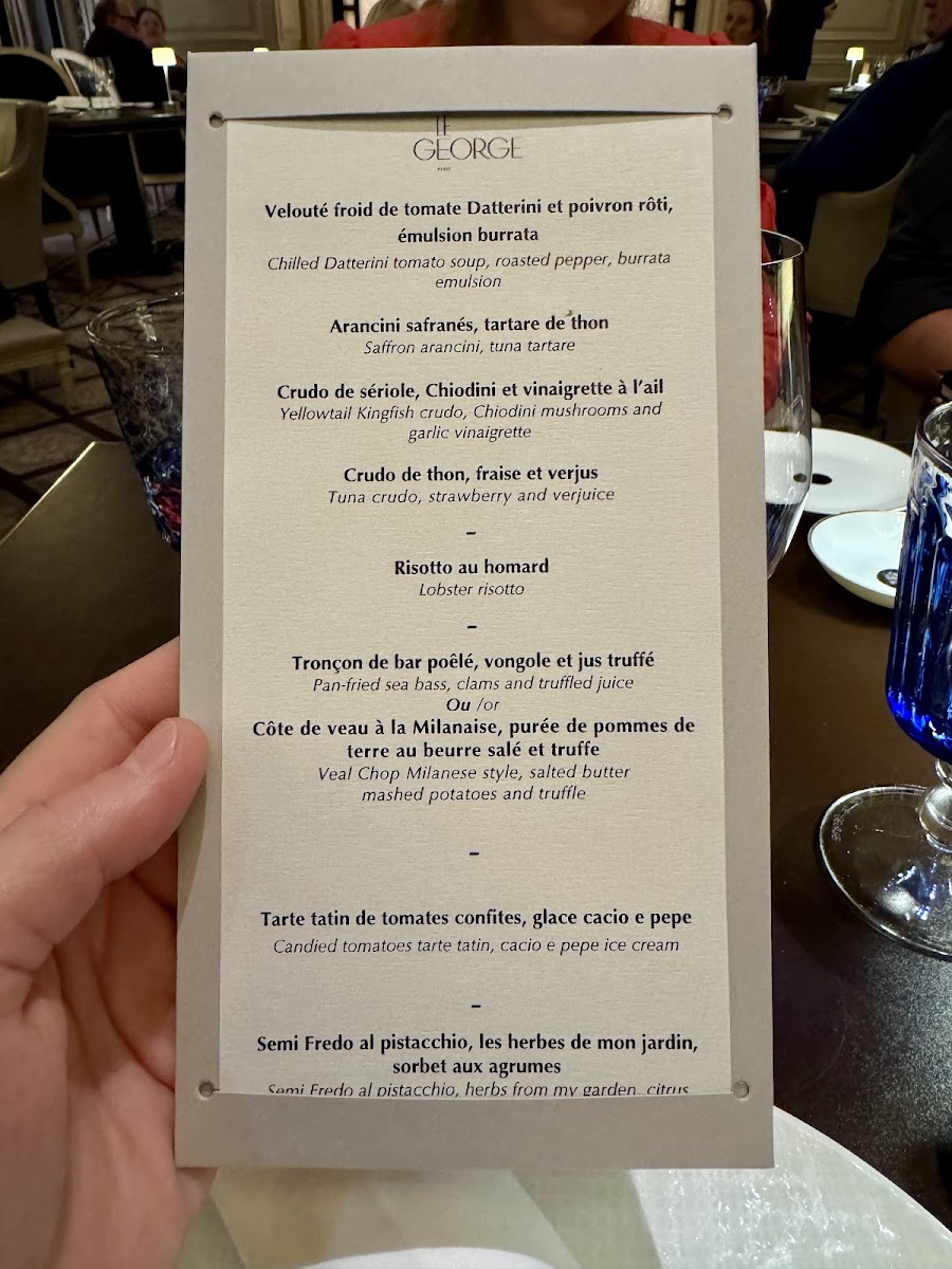 Le George Photo Menu 5