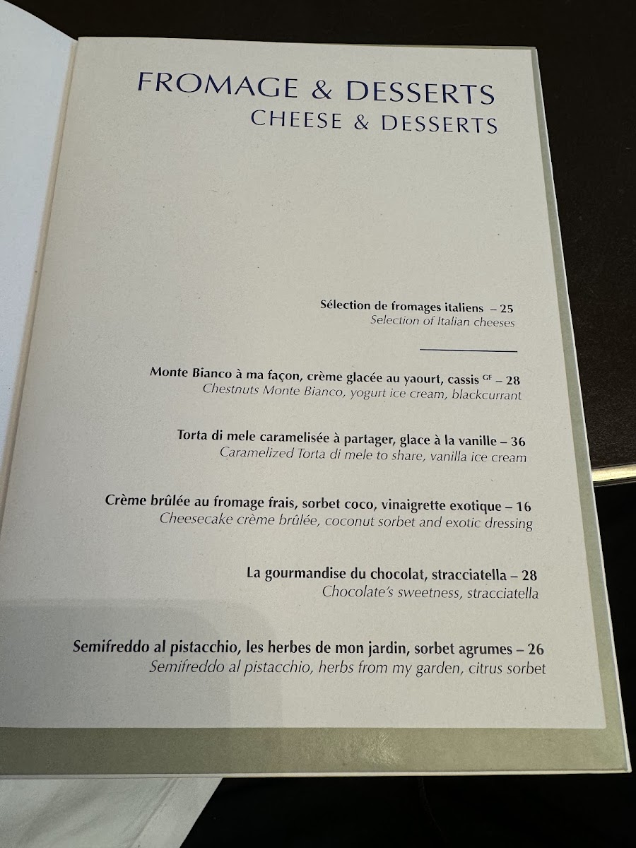 Le George Photo Menu 6