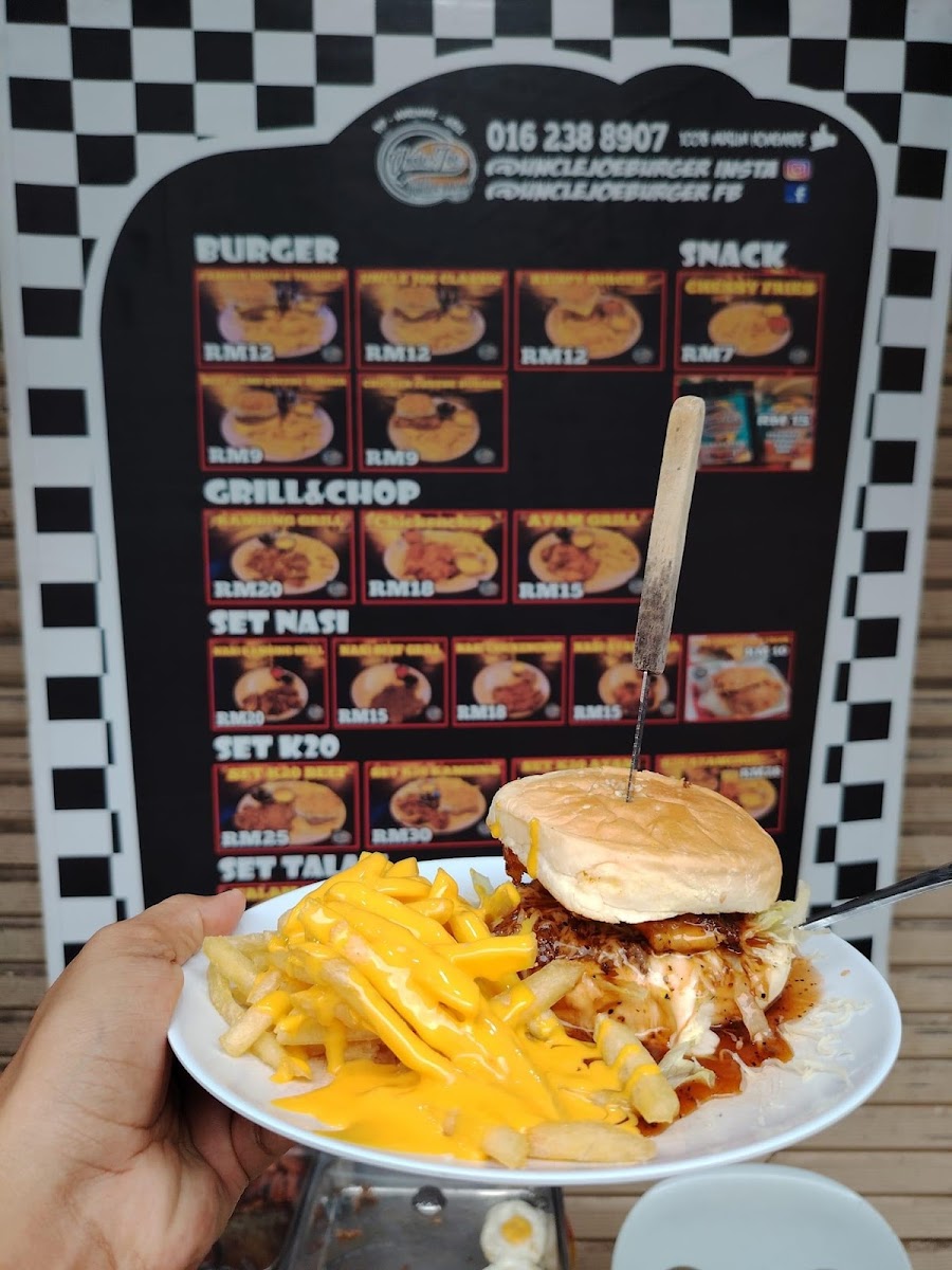 Uncle Joe Burger Sinsuran Photo Menu 7