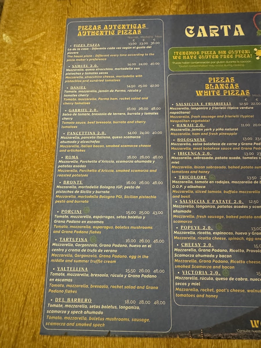 Pizza Pazza - Santa Eulalia del Río Photo Menu 3
