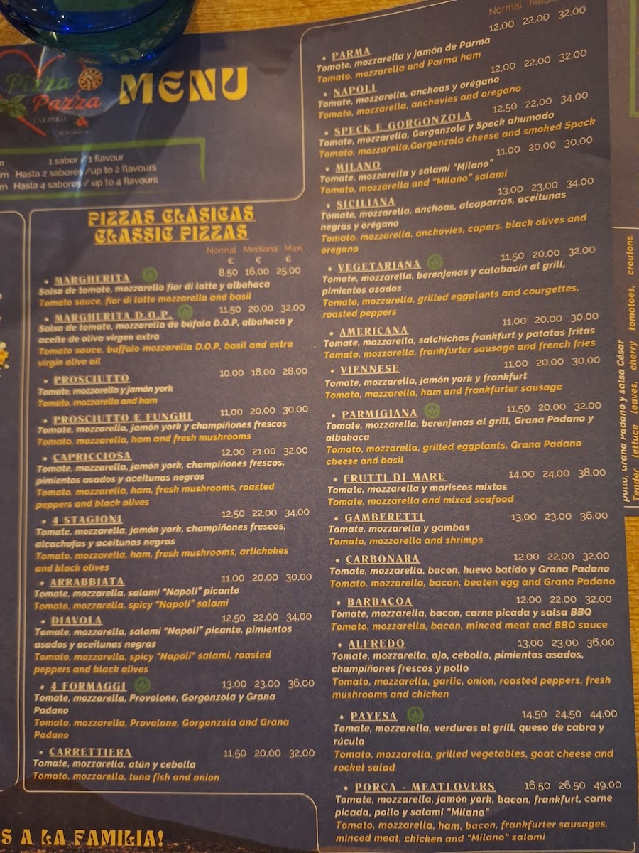 Pizza Pazza - Santa Eulalia del Río Photo Menu 6
