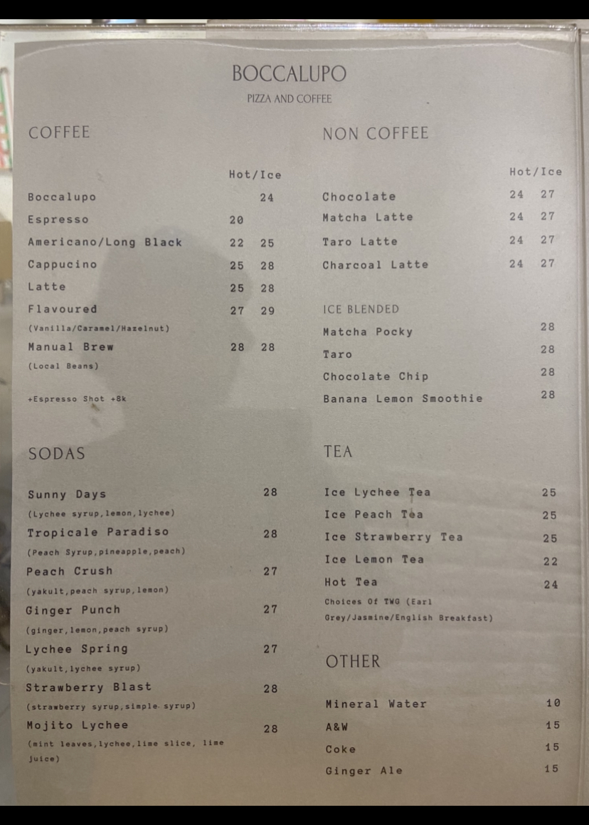 Bocca lupo pizza and brew Photo Menu 1