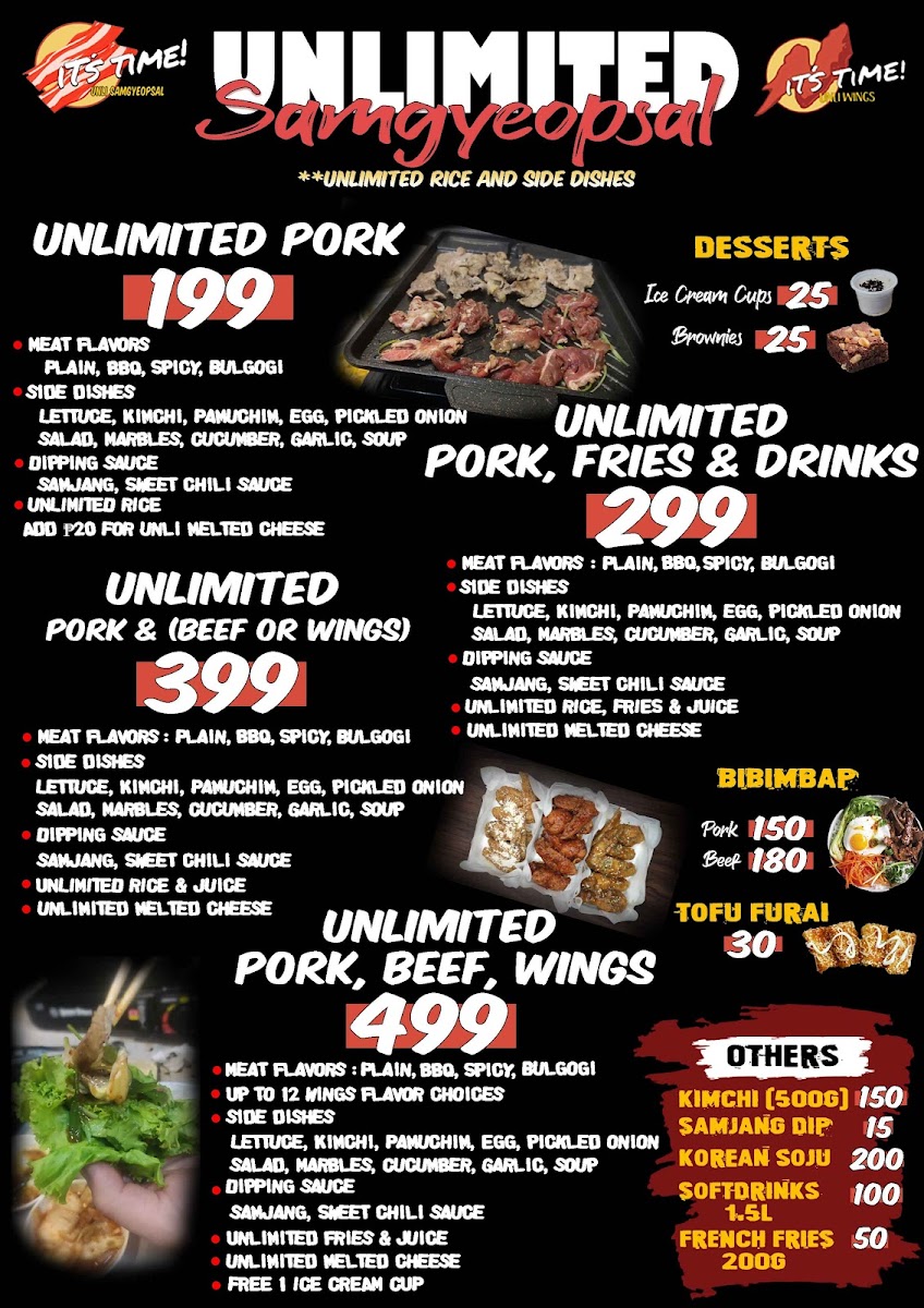 It's Time! Unliwings - Jacinto St. Photo Menu 1