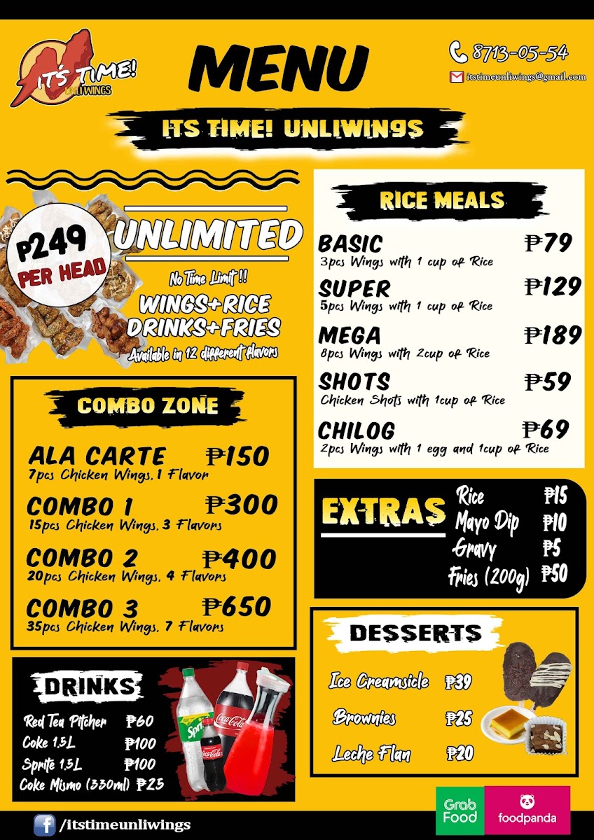 It's Time! Unliwings - Jacinto St. Photo Menu 2