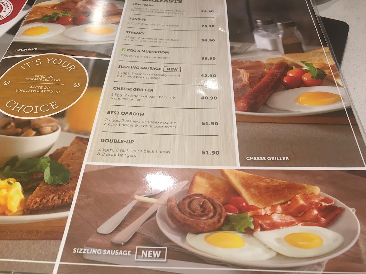 Wimpy Sandton City Halaal Photo Menu 4
