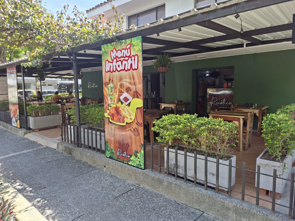 Rústico comida de casa