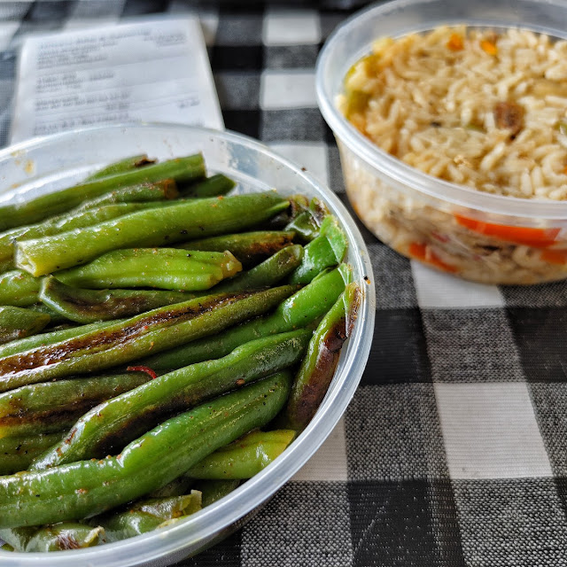 Grilled Green Beans Hitters Rice