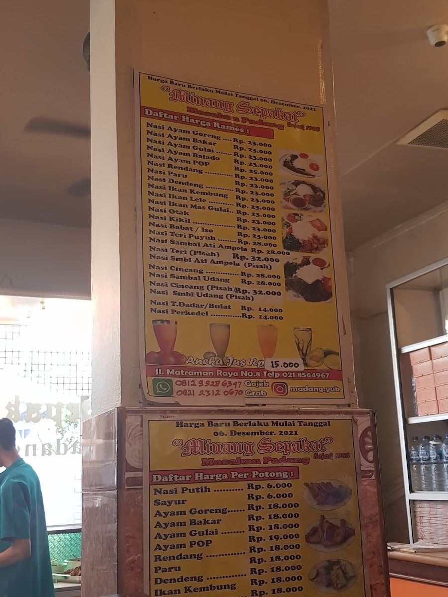 Rumah Makan Minang Sepakat Photo Menu 10