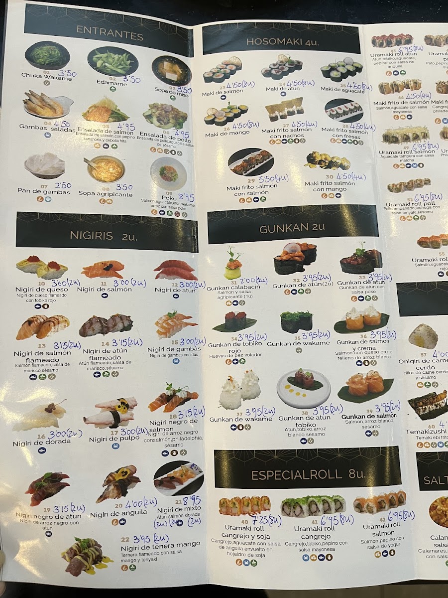 sushi he Photo Menu 1